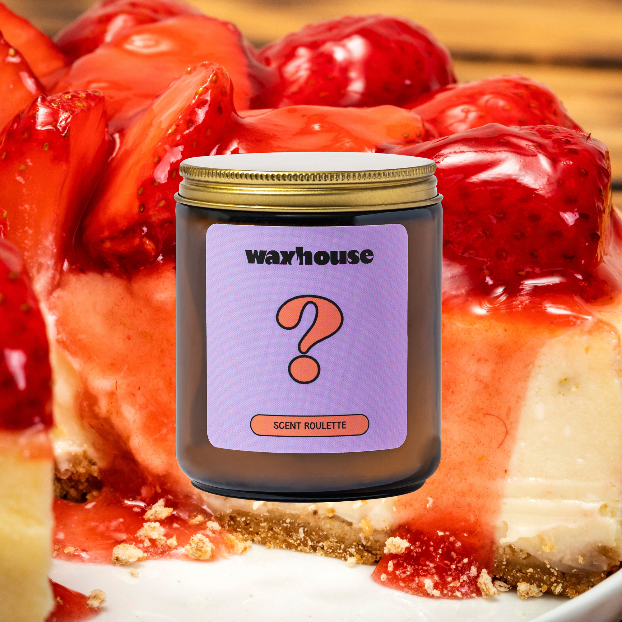 Strawberry Cheesecake - 200g Candle