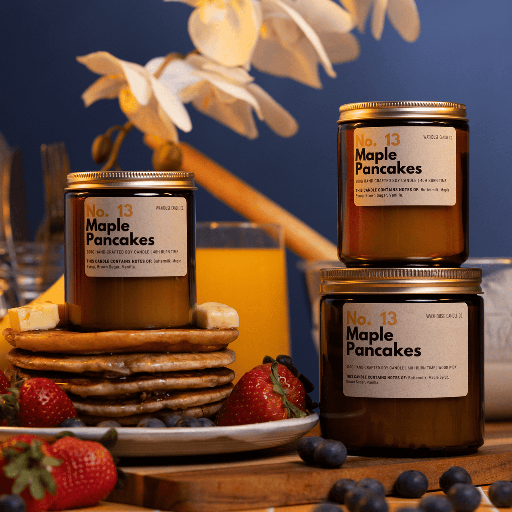 Blueberry Maple Pancakes 3-Wick Candle